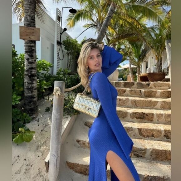 NWT Monday Swimwear Montego Blue Swim Coverup Size M - Picture 7 of 8